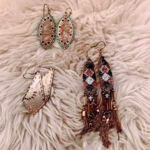 Fun Drop Earrings (set of three)